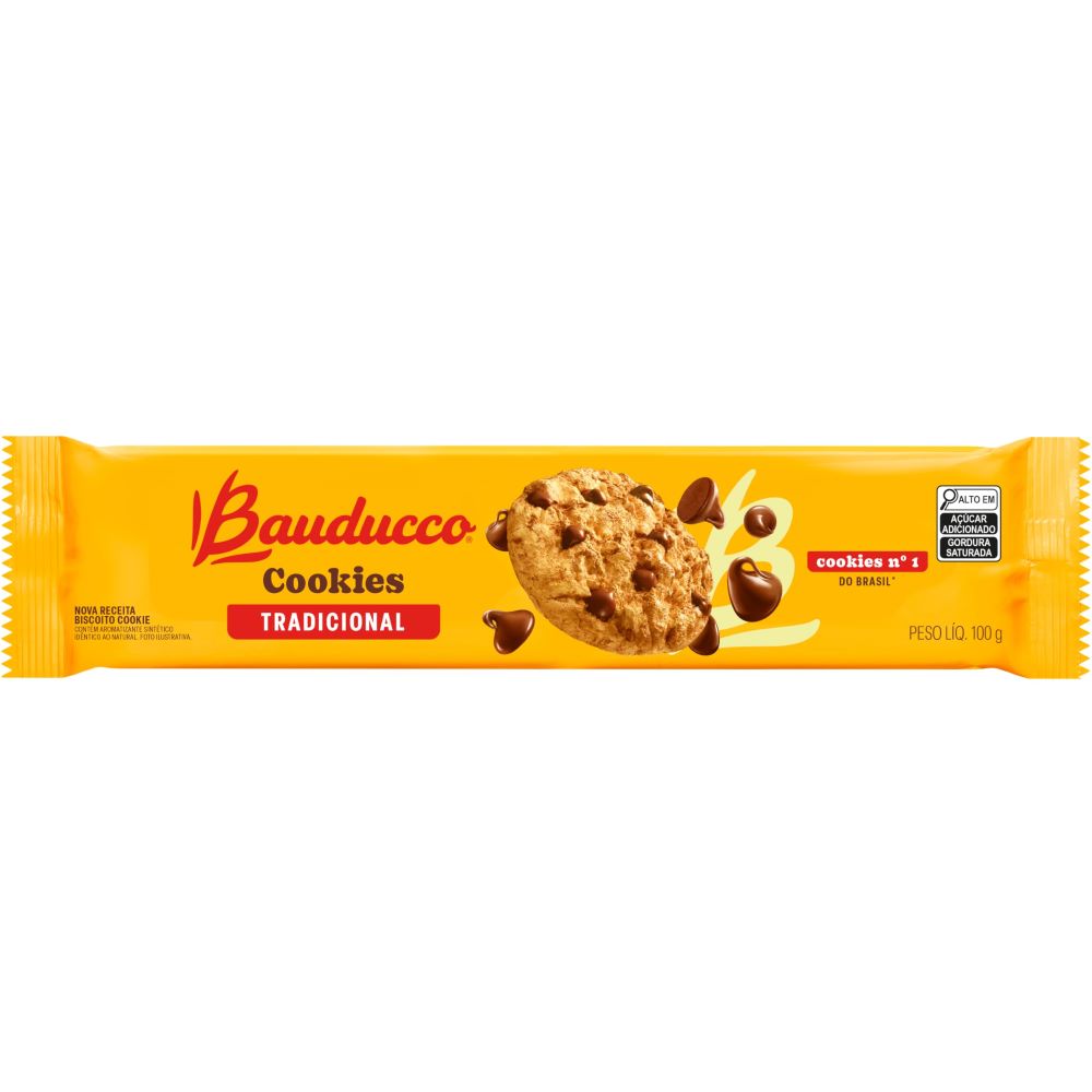 Biscoito Cookies Bauducco Original 100g