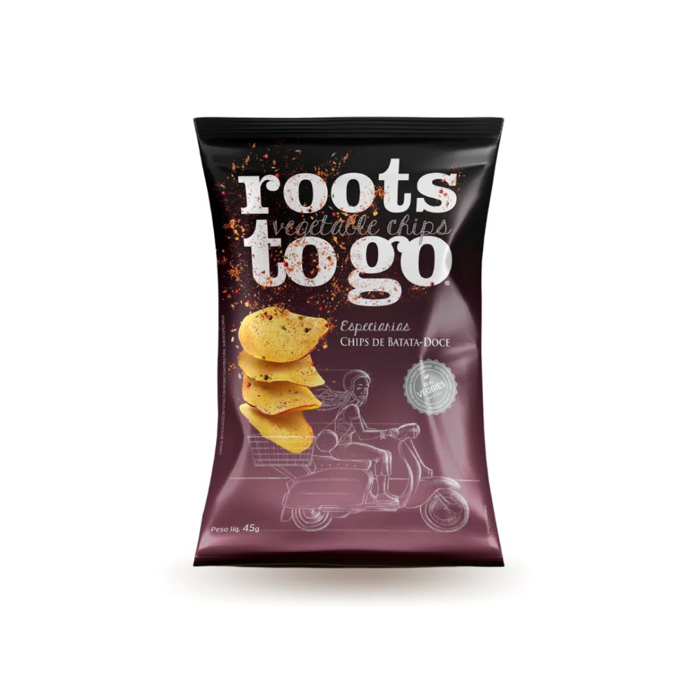 Chips de Batata Doce Especiarias Roots to Go 45g
