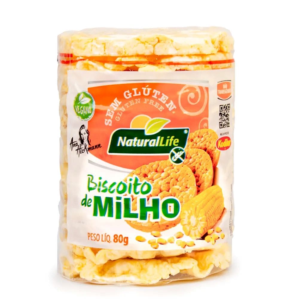 Biscoito de Milho Vegano sem Glúten Kodilar 80g