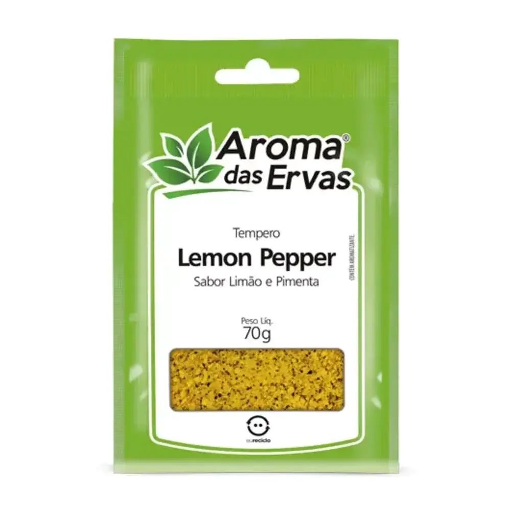 TEMPERO LEMON PEPPER AROMA DAS ERVAS 70G