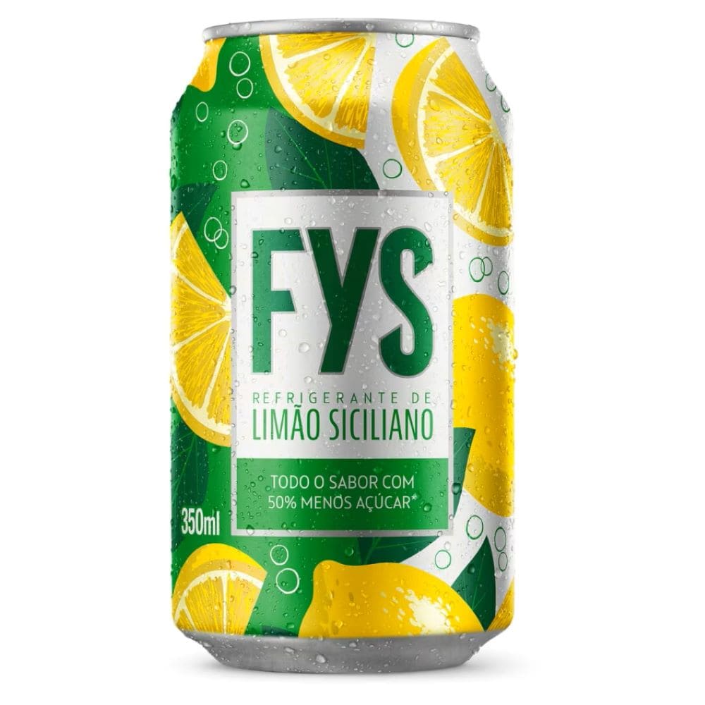 Refrigerante Limão Siciliano Fys Lata 350ml