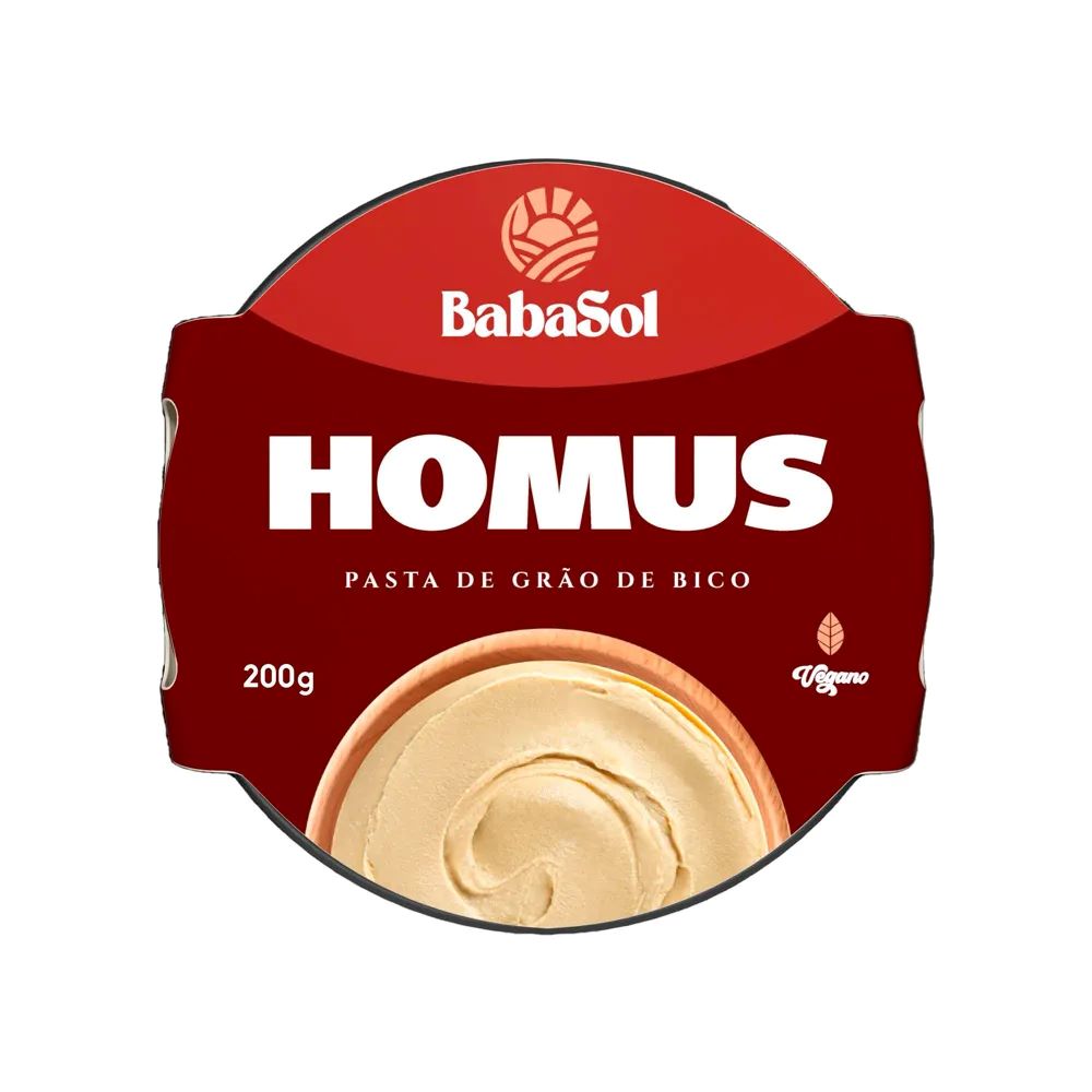 Homus Pasta Grão de Bico BabaSol 200g
