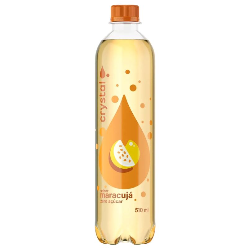 Água Saborizada Maracujá Crystal 510ml