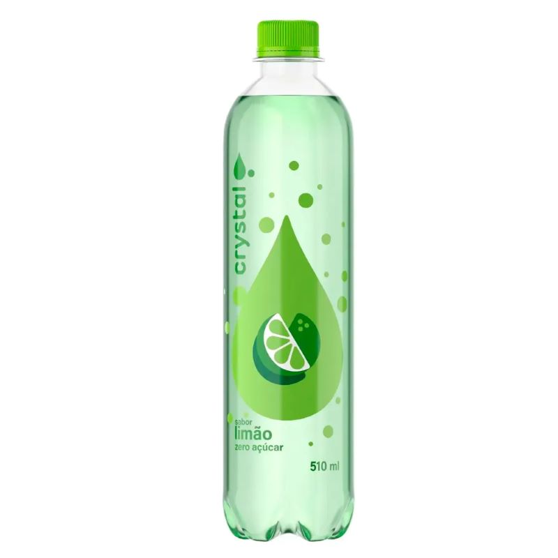 Água Saborizada Limão Crystal 510ml