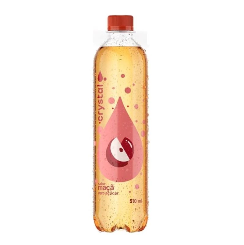 Água Saborizada Maçã Crystal 510ml