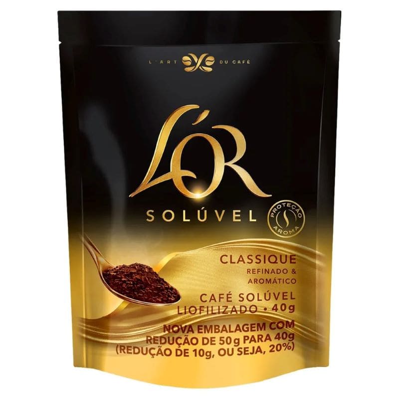 Café Solúvel L'OR Classique Sachê 40g