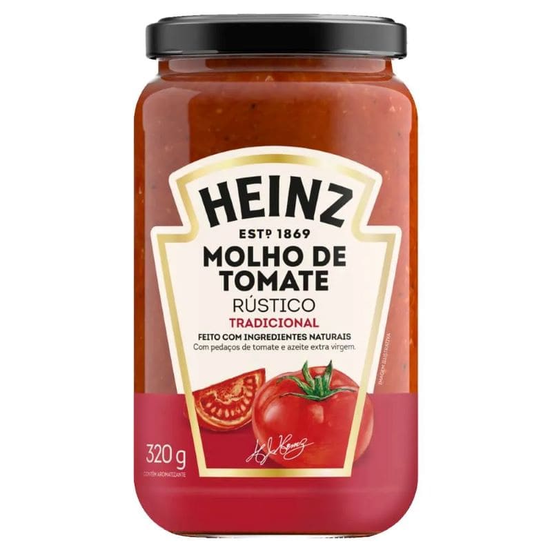 MOLHO TOMATE TRADICIONAL VD HEINZ 320G