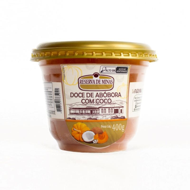 Doce de Abobora com Coco Reserva de Minas 400g