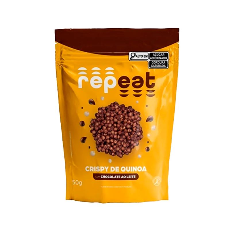 Crispy de Quinoa Chocolate ao Leite Repeat 50g