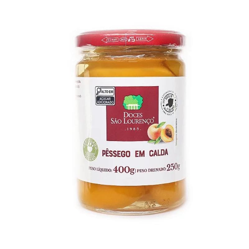 PESSEGO EM CALDA SAO LOURENCO 400G