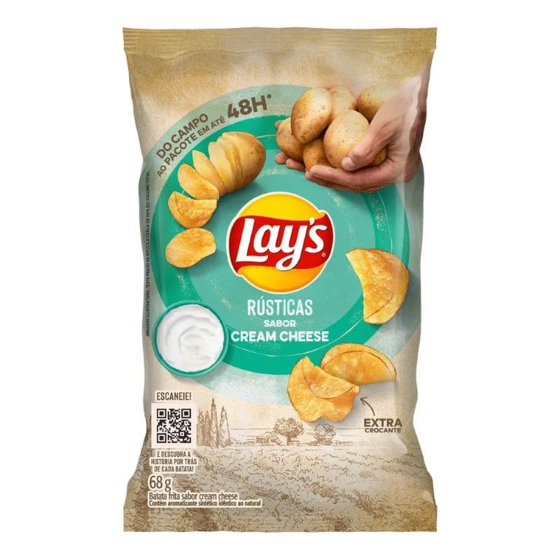 Batata Frita Rústica Cream Cheese Lay's 68g