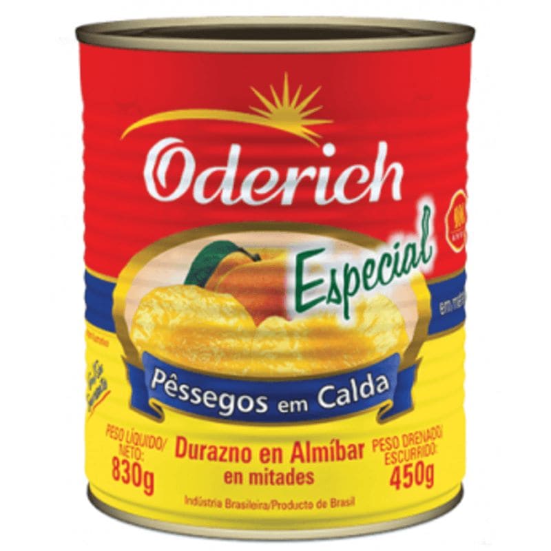 Pêssego em Metades Oderich 450g