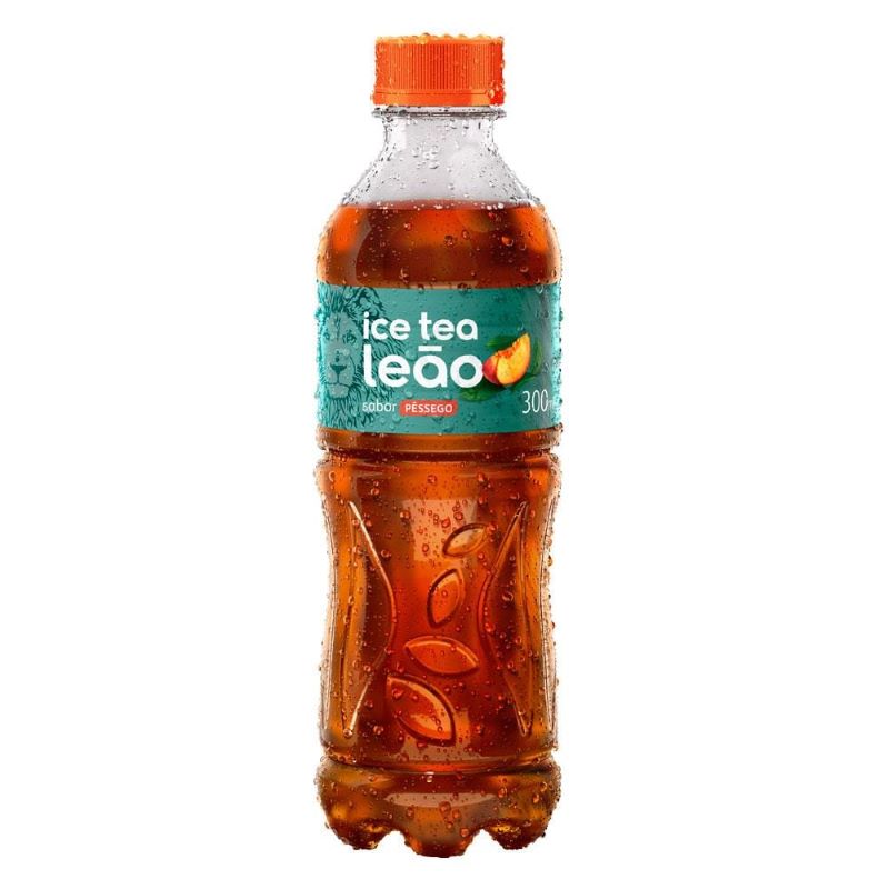 Ice Tea Pêssego Fuze Leão Gelada 300ml