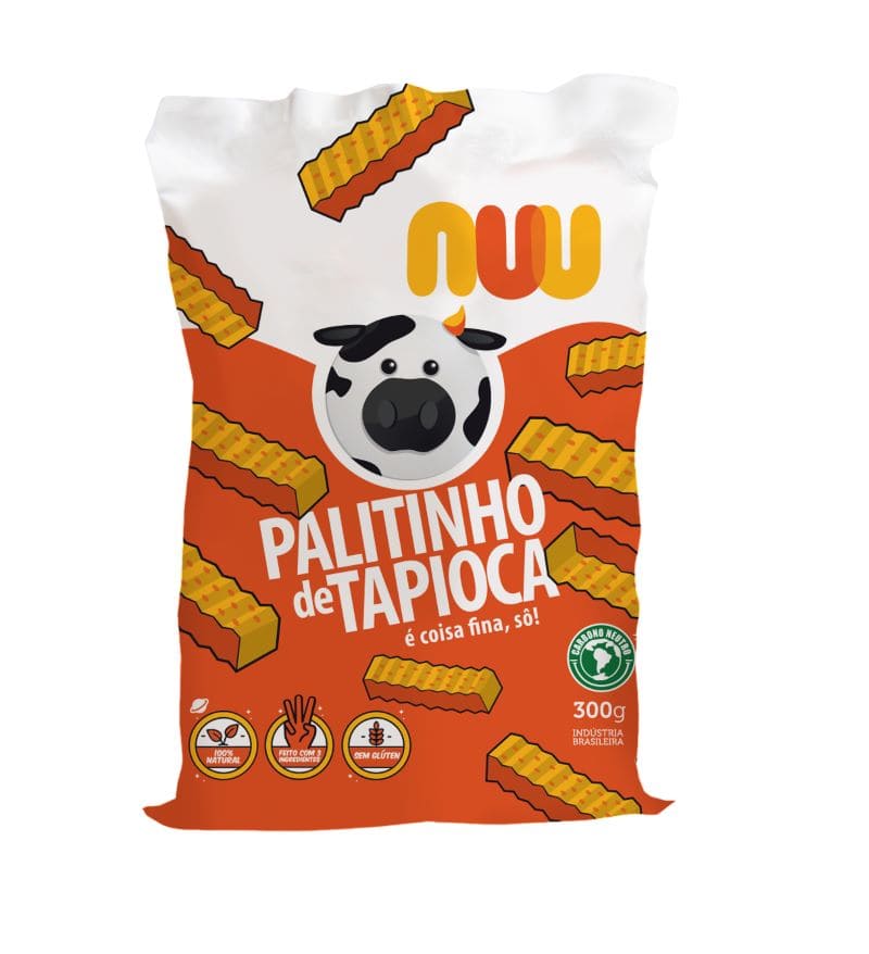 Palitinho de Tapioca Tradicional Nuu 300g